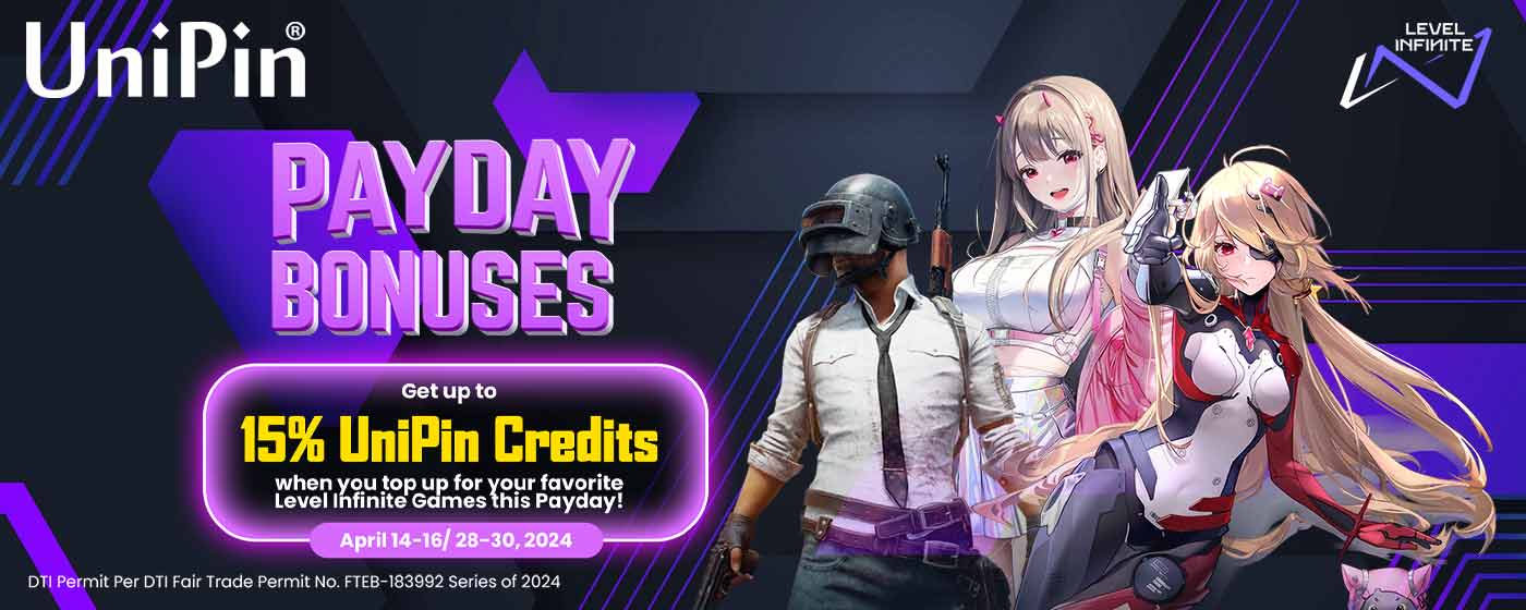 Level Infinite April Payday Bonus (PH)